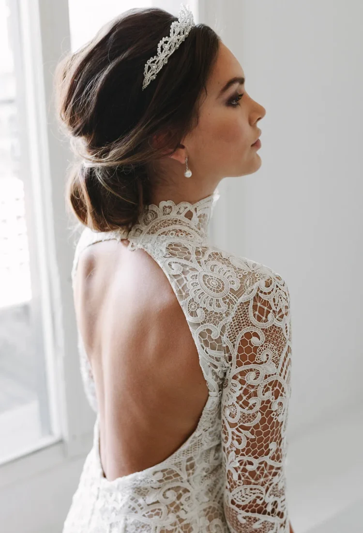 Monte Pearl Drop Bridal Earrings 3