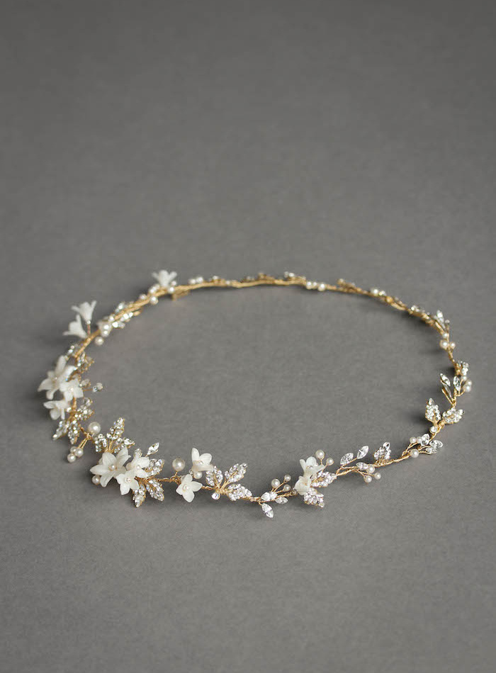 Mixed Metals Boho Bridal Headpiece 3