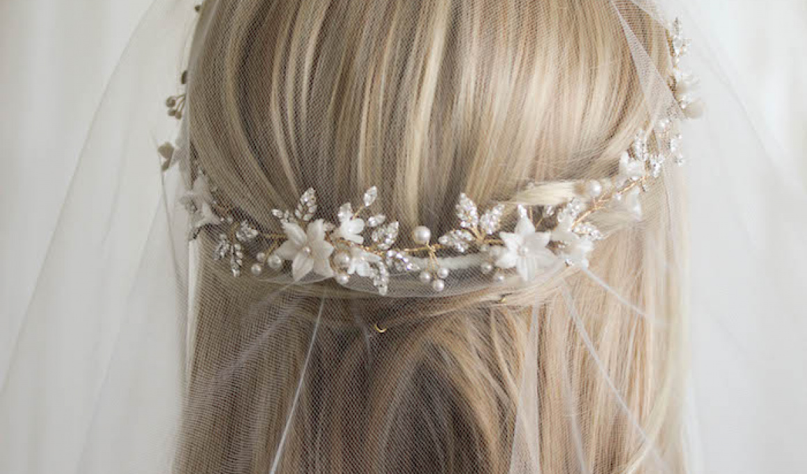 Mixed Metals Boho Bridal Headpiece 8