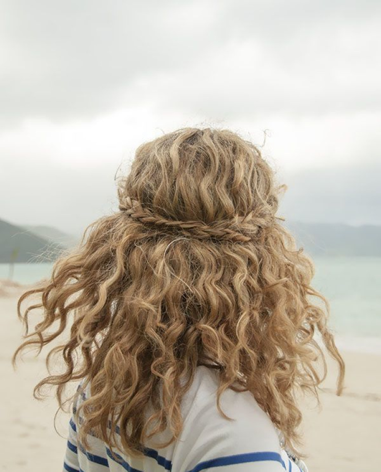 Naturally Curly Wedding Hair With Braid 11.jpg