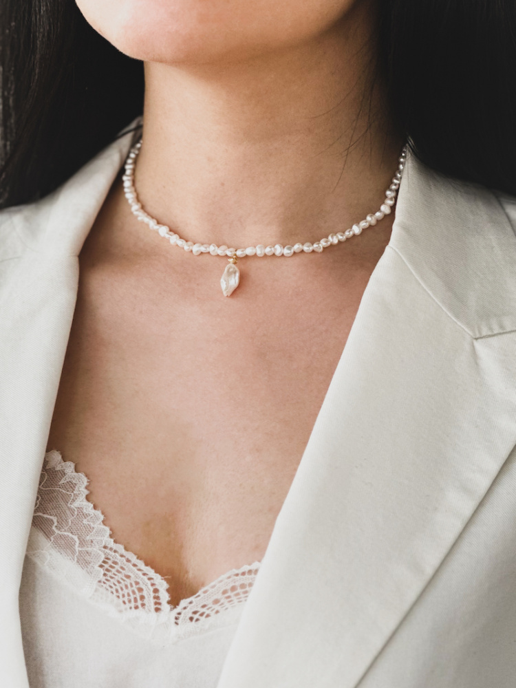 Oceania Pearl Bridal Necklace 6