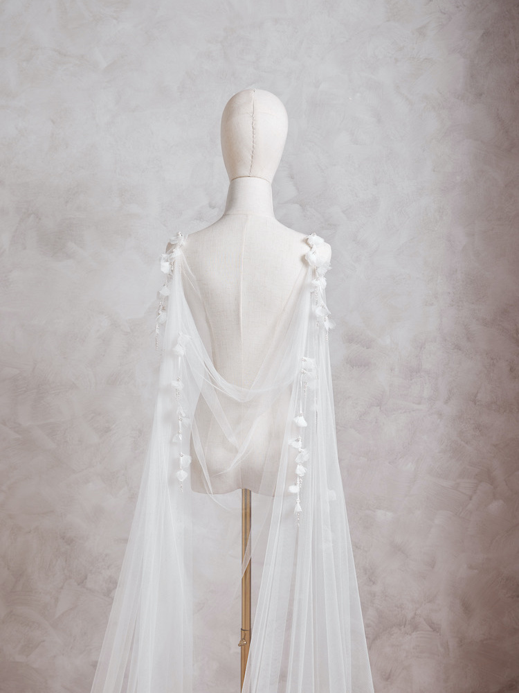 Odessa Bridal Cape 17