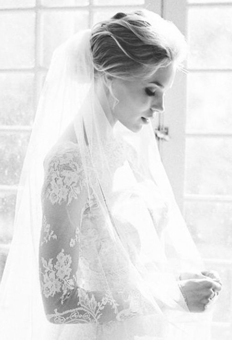 Gorgeous Wedding Hairstyles With Veils Wedding Updos With Veil 2