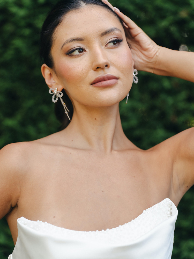 Papillon Beaded Bow Earrings 5
