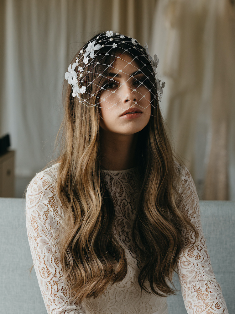 How to accessorise a short wedding dress 1