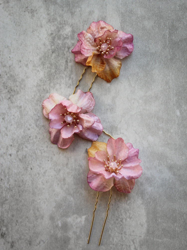 Rhapsody Floral Hair Pins 1