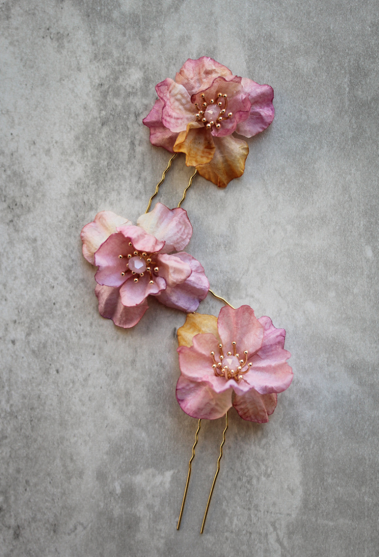 Rhapsody Floral Hair Pins 1