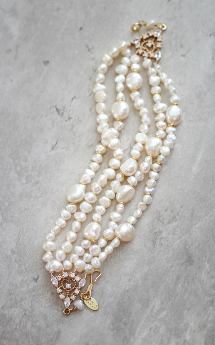 Sasha Pearl Bridal Bracelet 10
