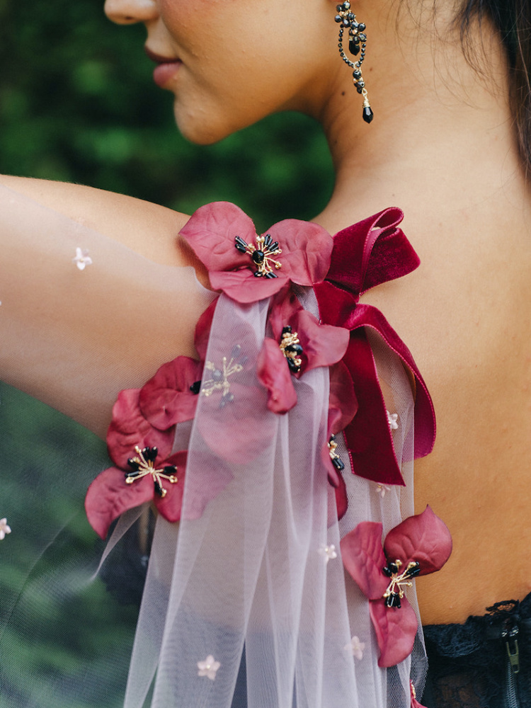 SERAFINA | purple bridal wings 1