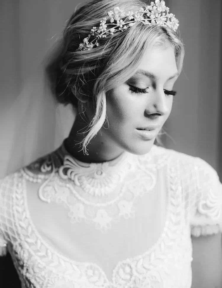 Sonnet Pearl Bridal Tiara 1