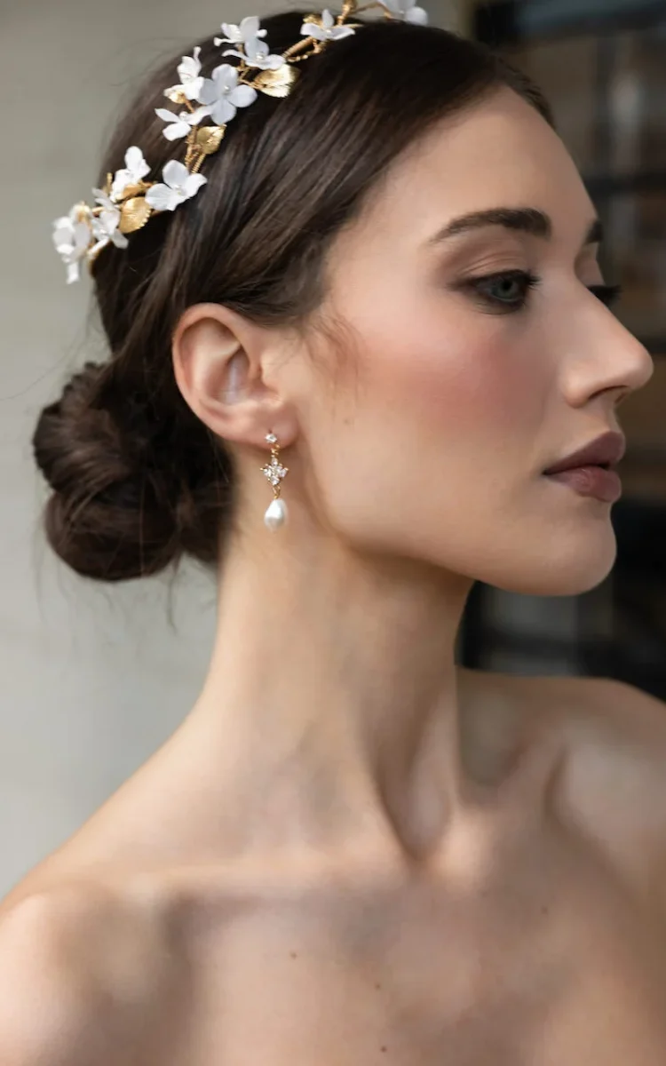 Titania Floral Wedding Crown 2