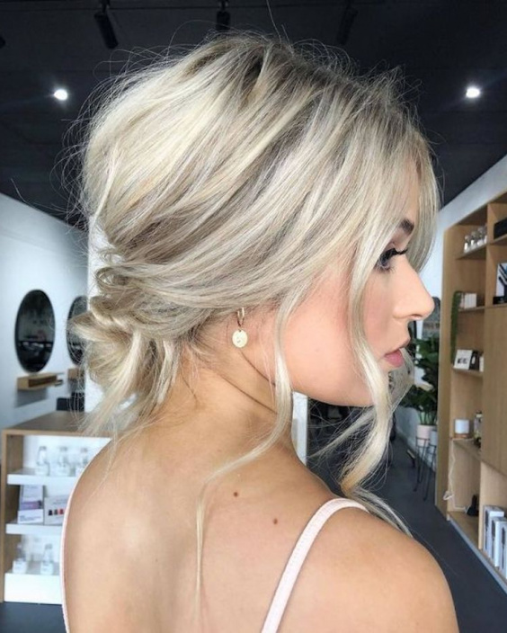 The Essential Guide To 2020 Wedding Hair Textured Updo 8