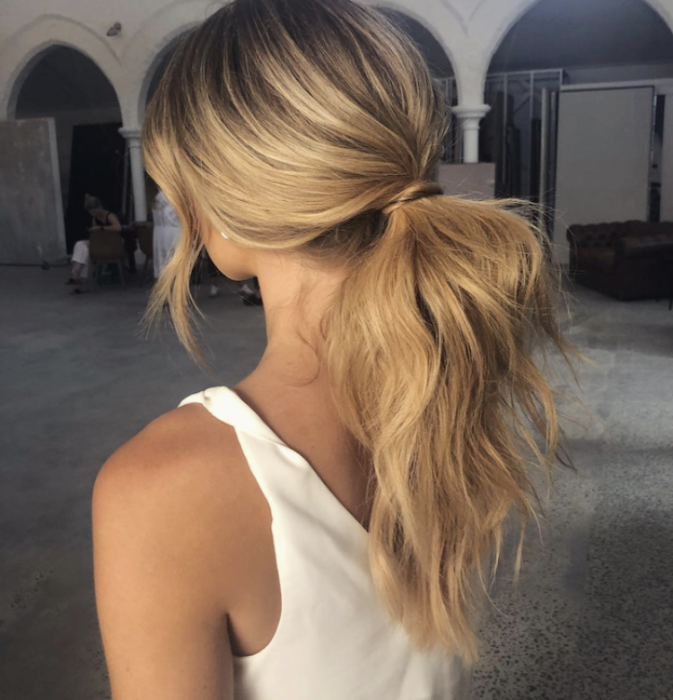 Wedding Hair Trends For 2019 Romantic Pony Tails 1
