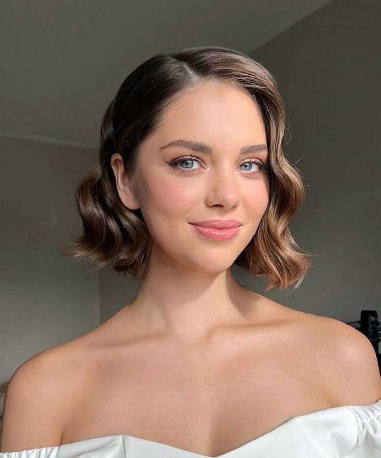 Wedding Hairstyles For Short Hair Vintage Waves 2