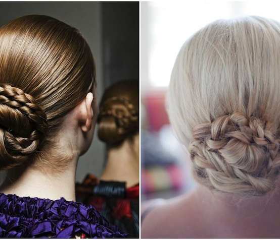 Braided Bun Wedding Updo 1