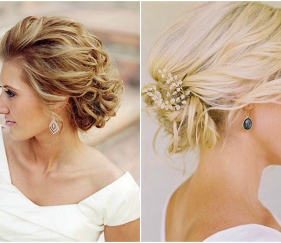Romantic Wedding Hairstyle Wedding Updo 1
